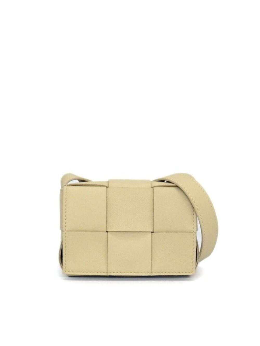 Bottega Veneta Shoulder Bag Candy Cassette Porridge Leather